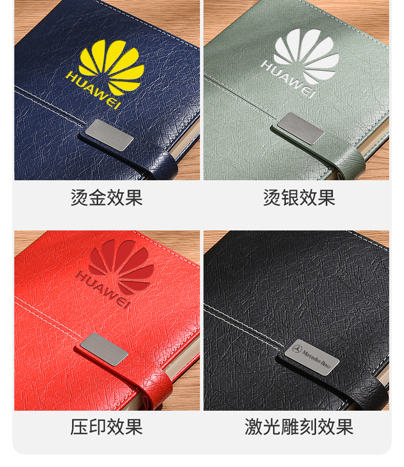 Customized A5 business notebook gift box set, high-end office notebook with high appearance level, as a gift for corporate year-end parties pic 9