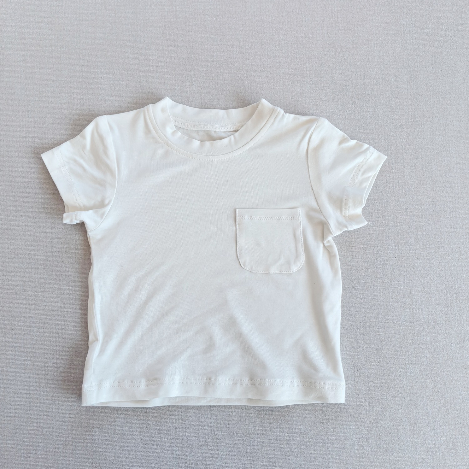 2024春夏婴儿竹纤维短袖T恤宝宝轻薄透气半袖上衣小童A类短袖夏装详情10