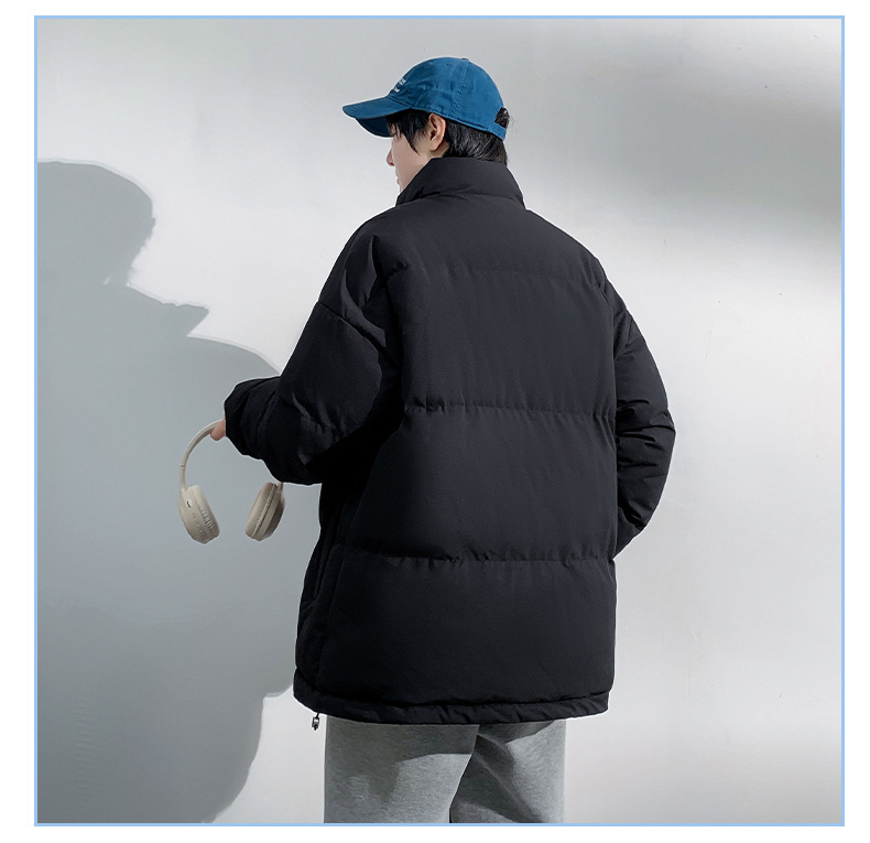 Cross-border M-8XL large-sized cotton-padded jacket for both men and women, winter custom thickened stand-up collar cotton-padded jacket, loose thickened cotton-padded jacket for men pic 19