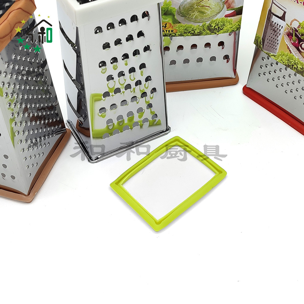 Stainless steel four-sided vertical kitchen multi-functional vegetable slicer, shredder, potato slicer, and vegetable scrubber pic 22