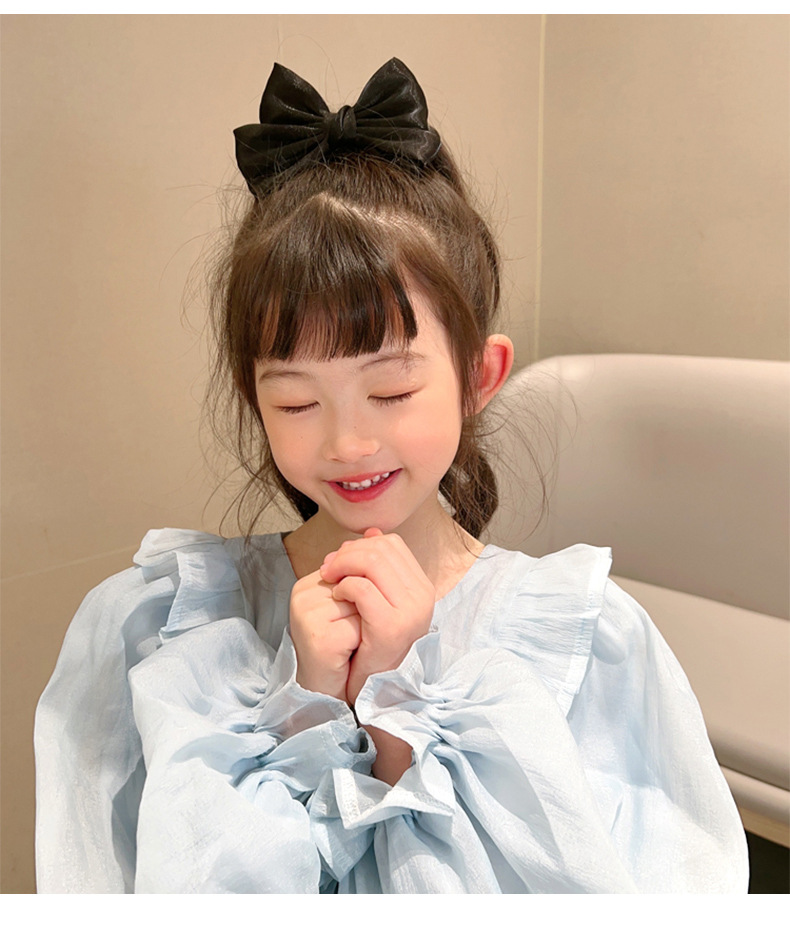 女童蝴蝶结头饰儿童发夹2023新款可爱宝宝发卡公主小女孩顶夹发饰详情14