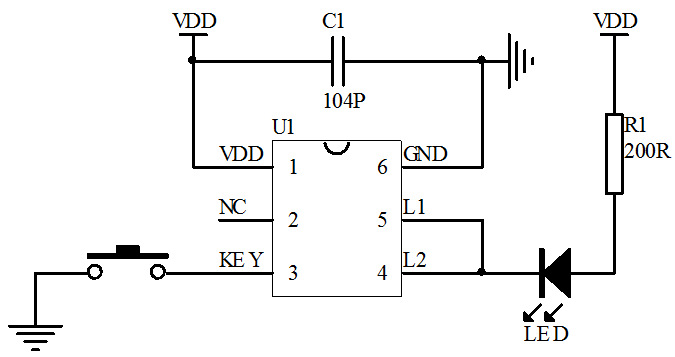原装现货闪灯IC快闪慢闪亮灭闪灯芯片sot23-6贴片玩具闪灯IC批发详情3