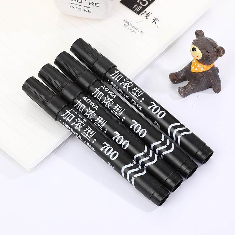 Wholesale of special marker pens, express delivery pens, oil-based pens, oil-based marker pens, large-head pens, quick-drying bags pic 3