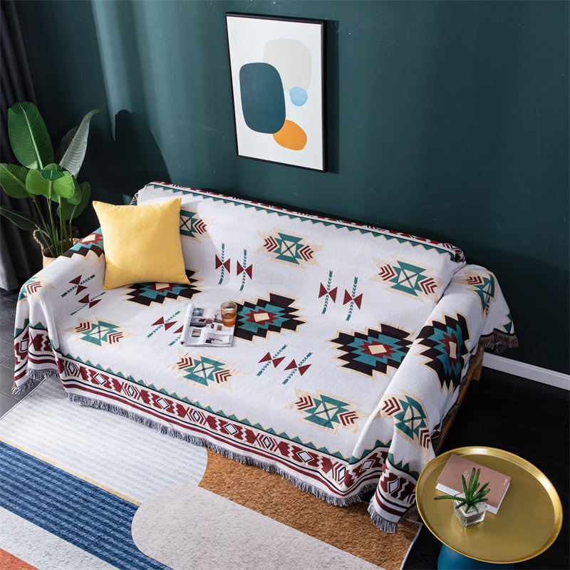 特价清仓甩货双面沙发垫巾防尘全盖布线毯万能沙发套罩ins网红毯详情36