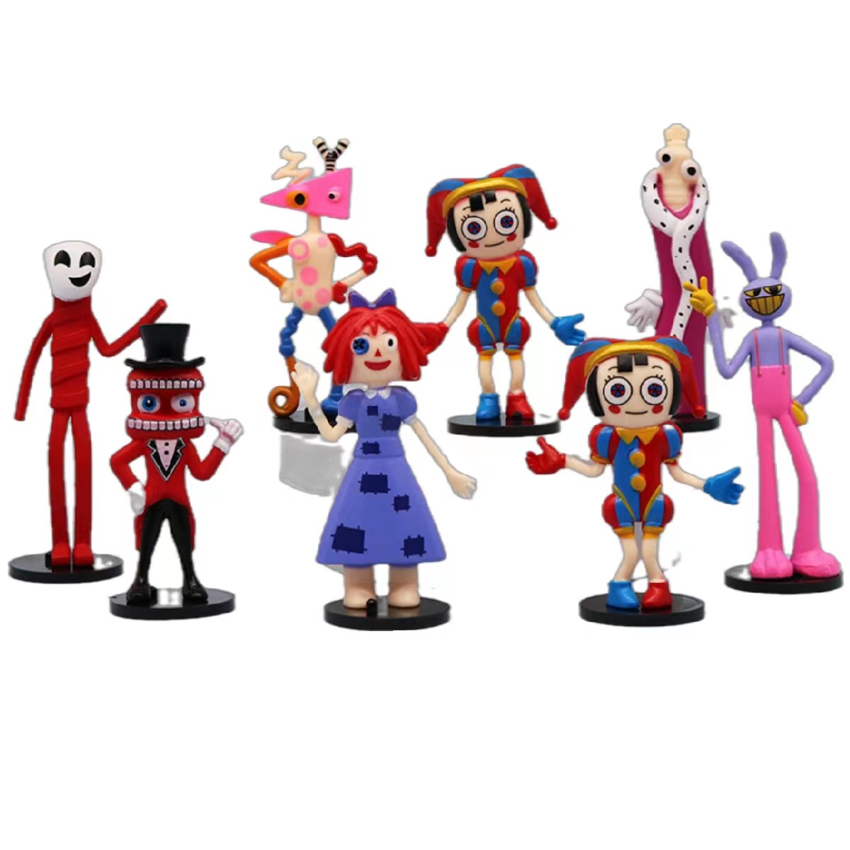 跨境新品3寸-4寸马戏团 玩具盲盒钥匙扣手办游戏公仔 模型摆件opp详情2