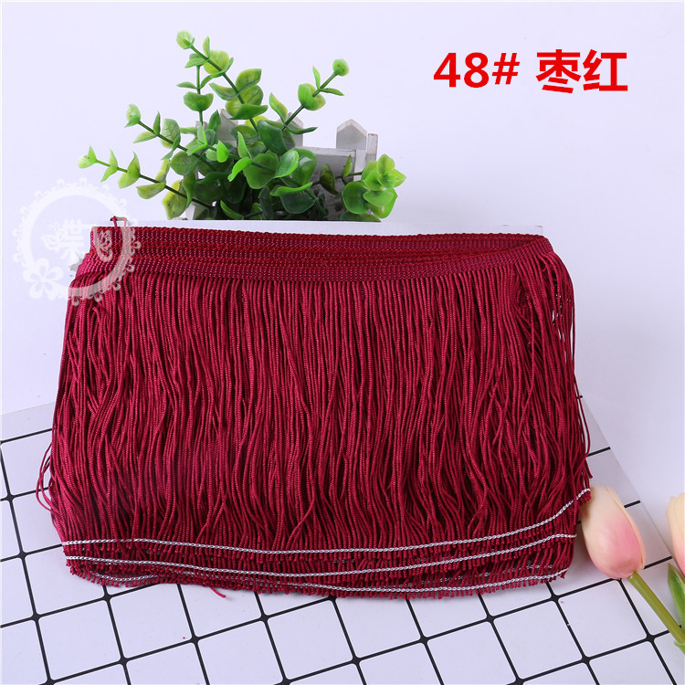 DIY stage costume accessories: Latin dance lace, tassel lace, polyester ribbon, 15CM, factory direct sales, 1 webbing pic 28