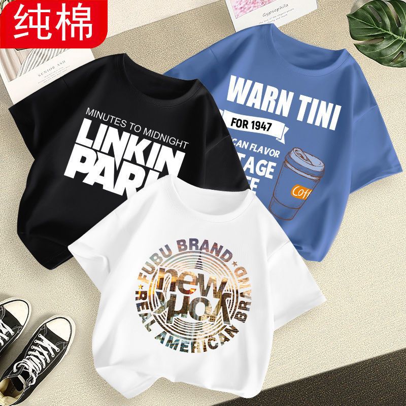男童短袖t恤纯棉2022新款衣服小童夏装儿童夏季宝宝夏款男孩童装详情21
