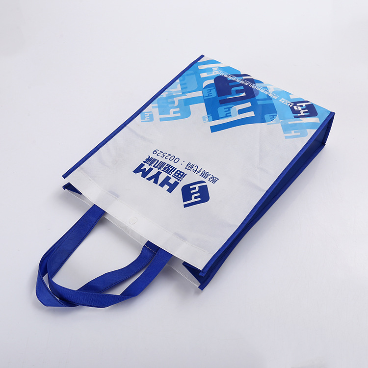 Hot-pressed folding laminated non-woven fabric bags, hand-held bags, gift bags, takeout handbags, promotional shopping bags, printed logos pic 19
