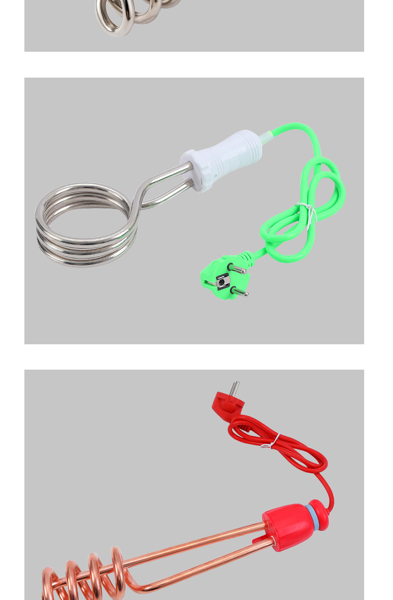 跨境专供2000-3000W热得快外贸加热管出口小功率加热棒整箱批发详情11