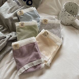 咔喵少女日系内裤女简约舒适透气棉女士内裤低腰少女学生底裤头详情12