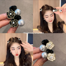 High-end bubble mesh fabric bow clip hair clip for women, large shark clip hair clip headwear at the back of the head pic 11