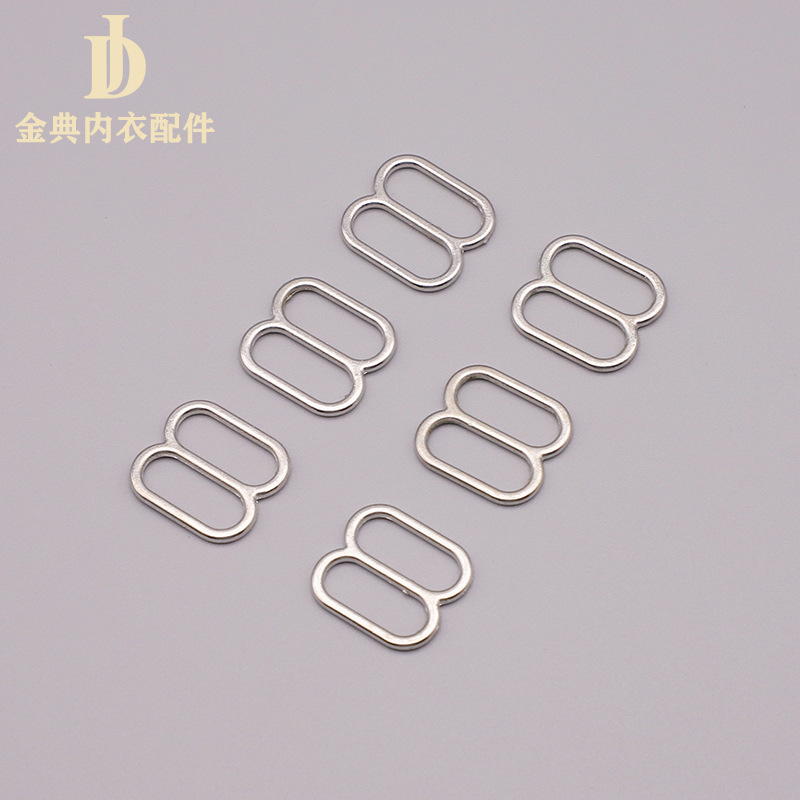 Golden Classic Underwear Accessories: Underwear adjustment alloy buckle, bra shoulder strap buckle, swimsuit thickened 089 character buckle, metal pic 11