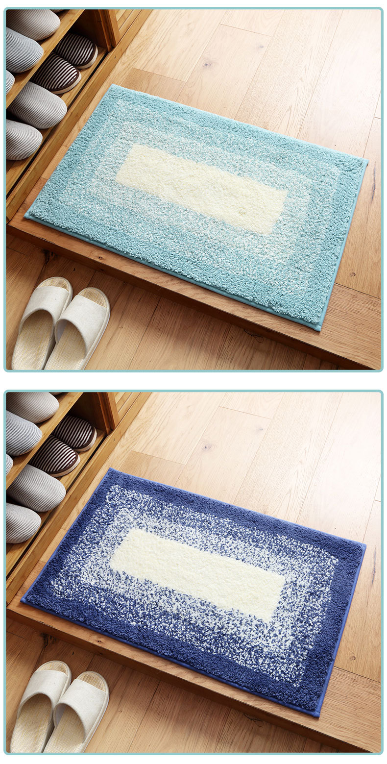 Recall Series of plain and simple home floor MATS, entrance door MATS, carpets, bathroom and toilet absorbent and anti-slip floor MATS pic 6