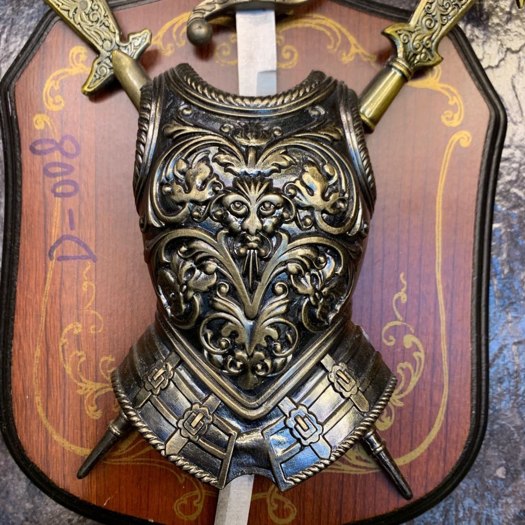 The shield home decoration European classical handicraft decoration sword wall-hanging style pic 10
