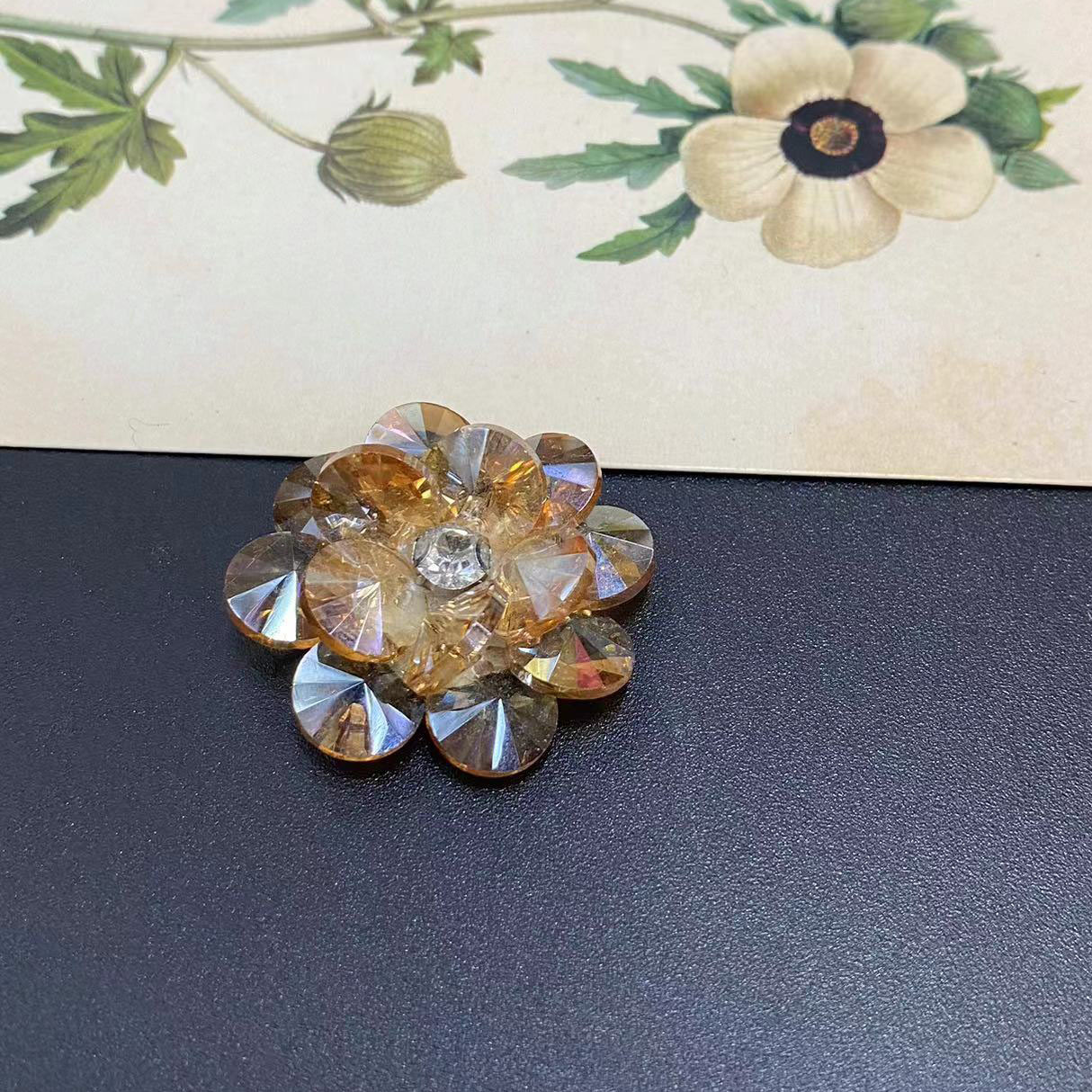 水晶手工花发饰配件鞋子帽子服饰辅料配件发箍发夹配件  厂家直批详情9