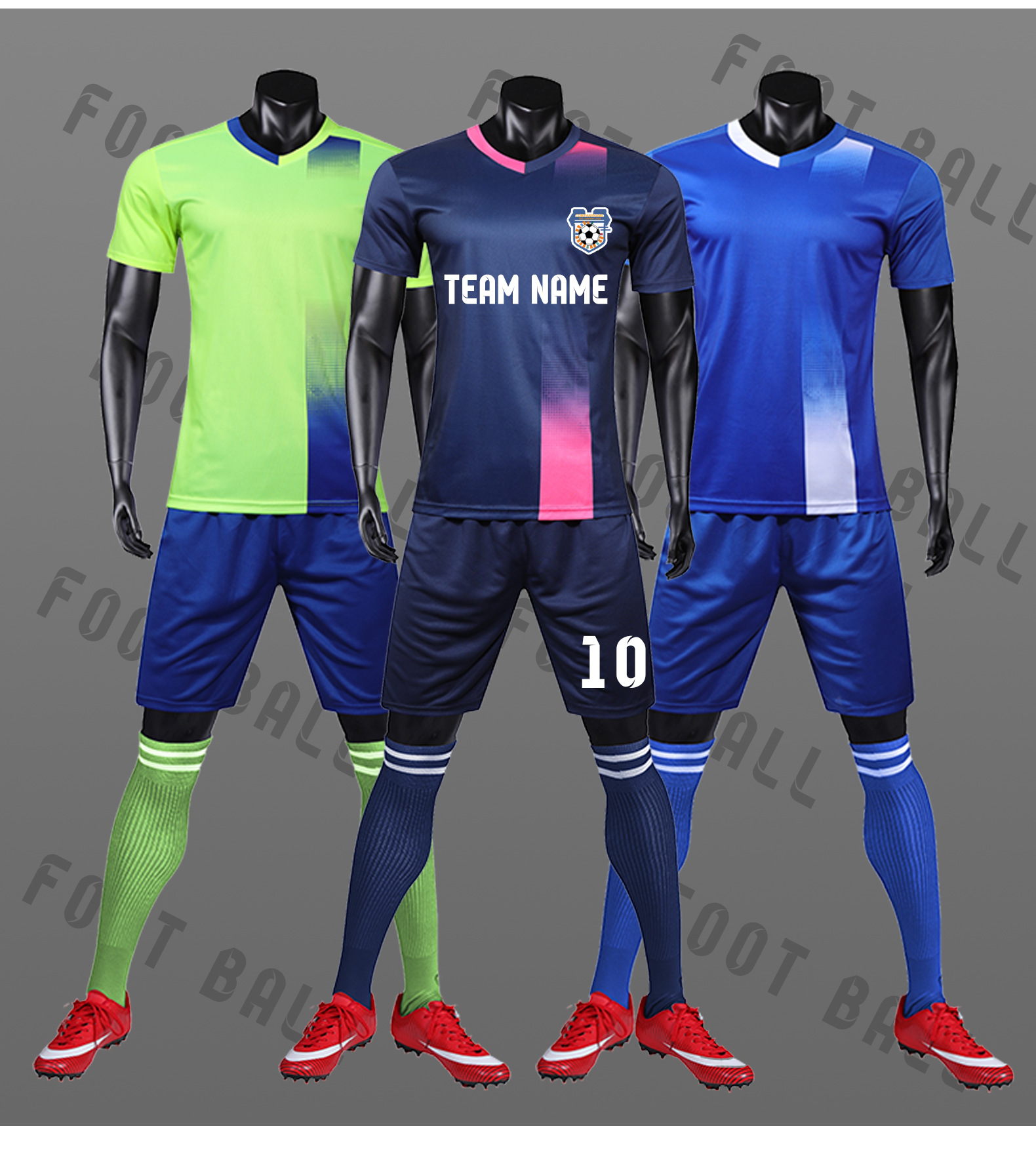 21-22赛季足球服切尔西球衣巴黎球服定制上衣套装大人儿童队标详情2