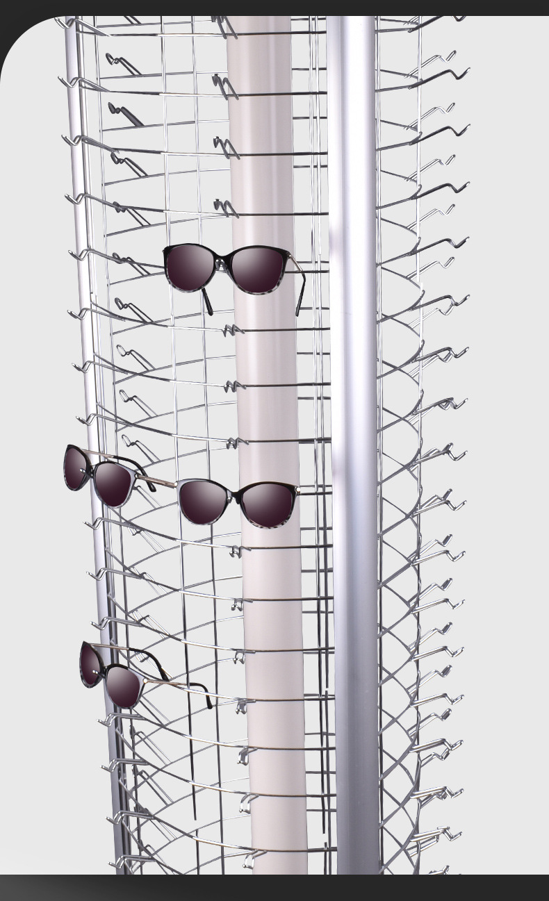 落地式旋转眼镜展示架 超市眼镜店展示货架太阳镜展示架子详情12