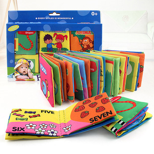 -宝宝立体早教布書0-6个月婴儿外贸布书撕不烂布书英文详情13