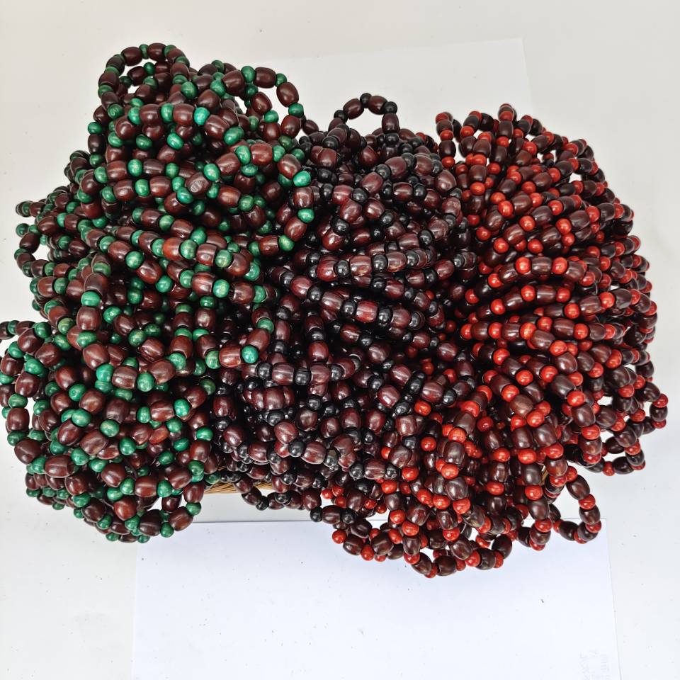New colored beaded wood bracelet, wooden bracelet accessory, jewelry, exquisite bracelet, one-yuan and two-yuan small gift pic 11