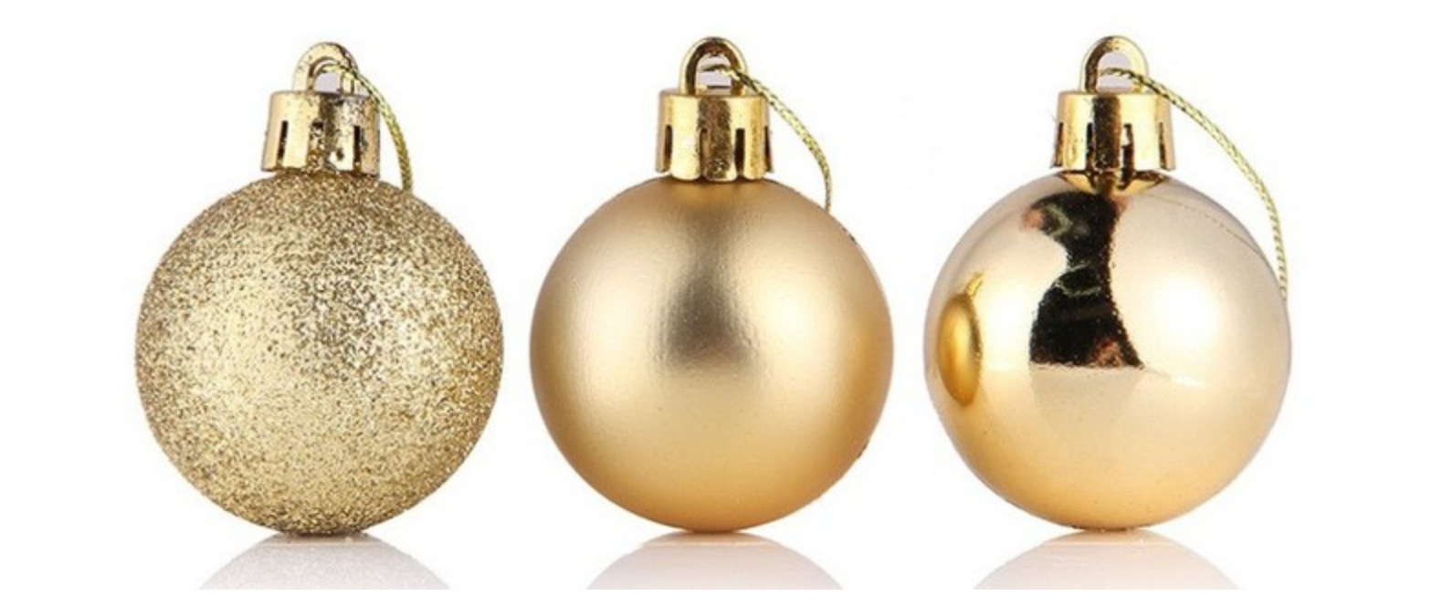 厂家直销 散装圣诞球直径2/3/4/6/8cm亮光哑光闪粉电镀装饰球挂件详情9