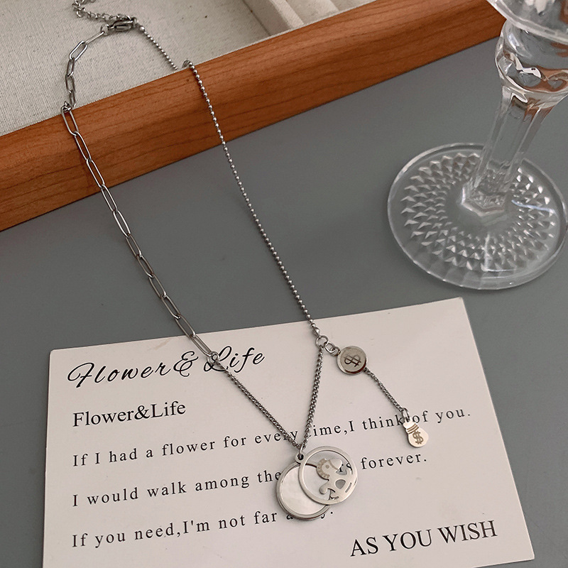 不掉色钛钢项链男潮小众设计高级感男士锁骨链个性街拍学生颈链潮详情18