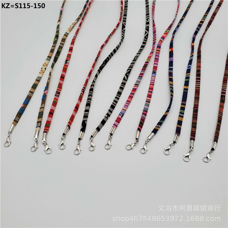 订做新款民族风眼镜绳口罩链眼镜挂链挂脖防掉眼镜绳欧美流行网红详情4