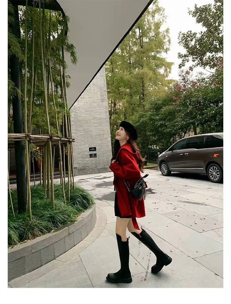 2024秋冬新款厚底小个子长筒靴弹力骑士靴女真皮高筒靴详情39