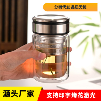 玻璃杯加厚玻璃茶杯耐热透明商务办公室男士蛋形泡茶水杯带盖批发详情7