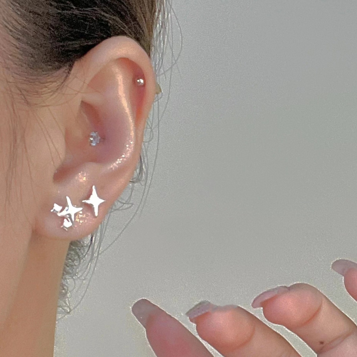 925针ins风珍珠耳钉女百搭耳环高级感气质耳饰摆地摊夜市爆款批发详情15