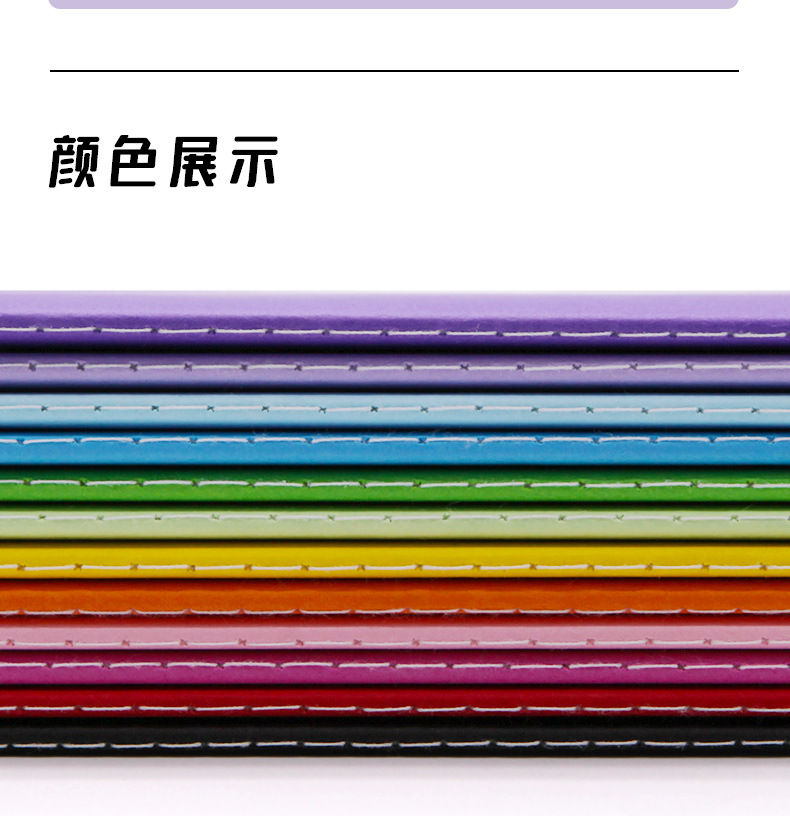 Cuaderno de notas personalizable para hacer cubierta imprimible logo publicidad cuaderno de trabajo engrosado códice suave cuaderno de hilo de coche personalizado pic 4