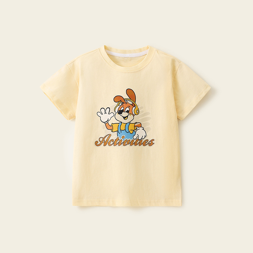 夏装2024新款儿童短袖T恤男女童夏季童装中小童韩版纯棉半袖t时髦详情26