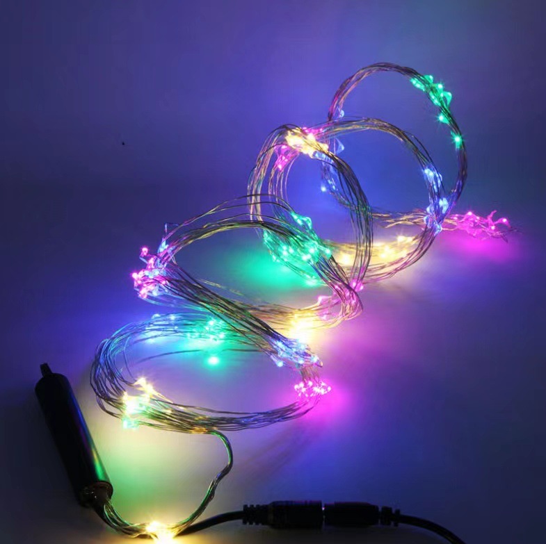 Cross-border new products: solar tree vine lamp, led copper wire lamp, ponytail waterfall lamp, outdoor waterproof courtyard decorative lamp pic 6