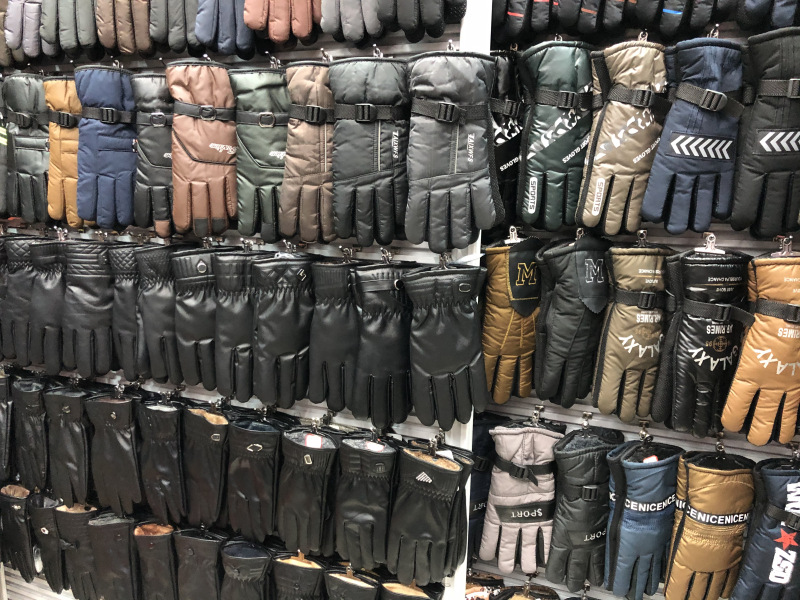 Winter thickened and fleece gloves, street stall, night market, wandering products, windproof, cycling, cold-proof and anti-slip cotton gloves pic 3