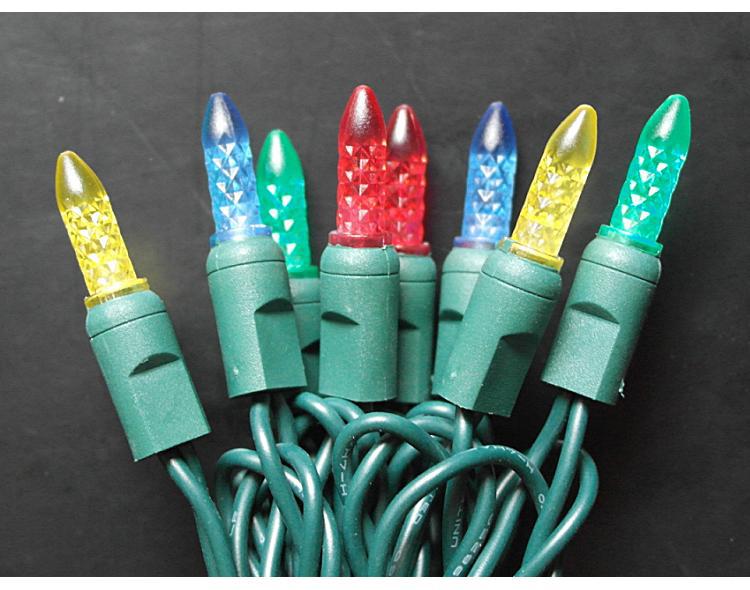 Factory direct ice cube injection-molded festival light strings, outdoor waterproof Christmas decorative tree lights, decorative lights, garden lights, and colored lights pic 5
