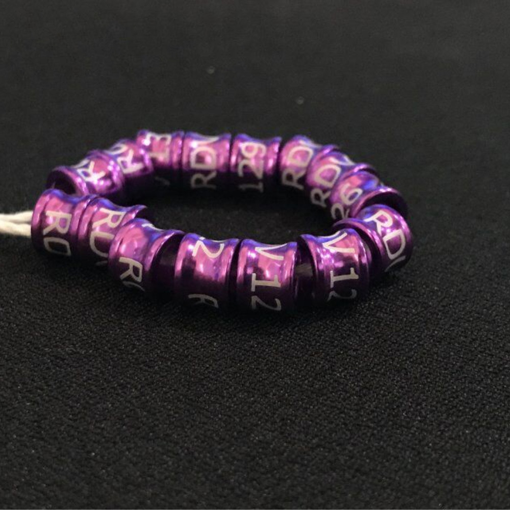 Aluminum rings/private rings/carrier pigeon rings/breeding pigeon rings/bird rings/pigeon rings/multi-color rings/colorful bird rings pic 12