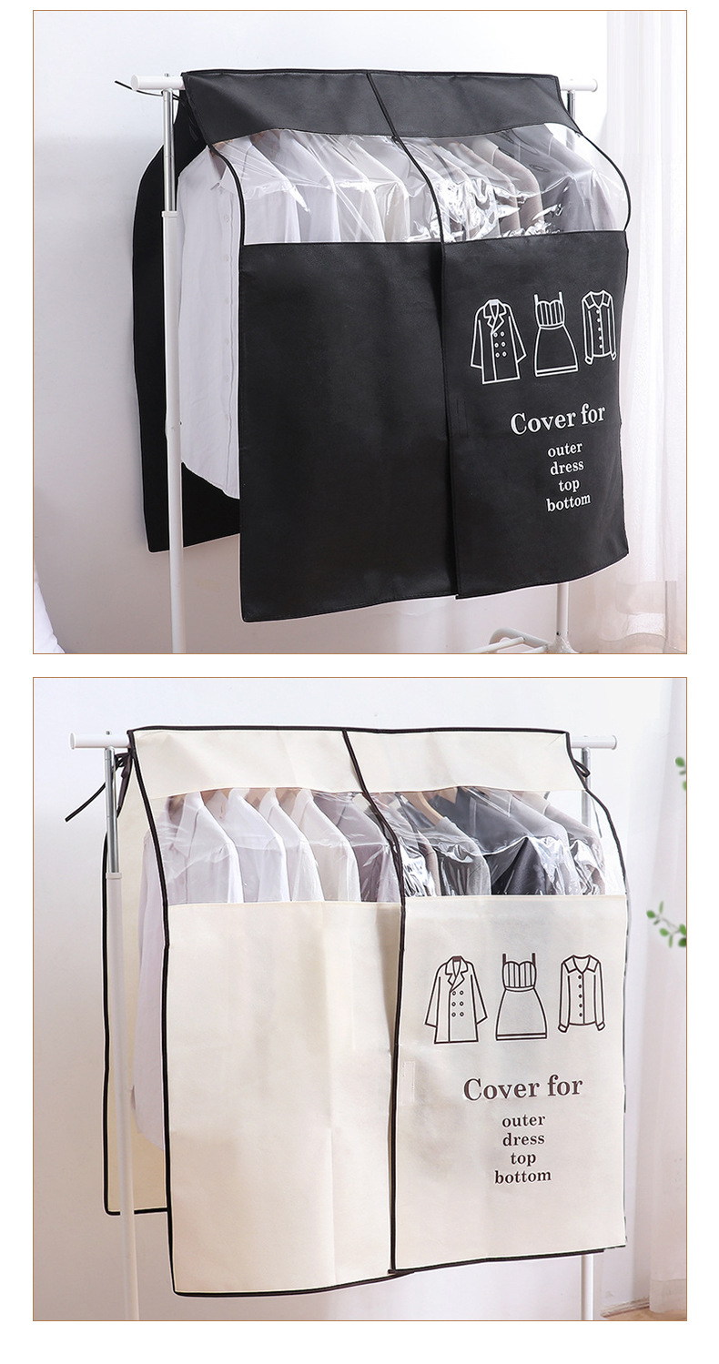 Household three-dimensional clothing, suits, wedding dresses, transparent dust covers, hanging bags, coat protective covers, cloths, wardrobes pic 11