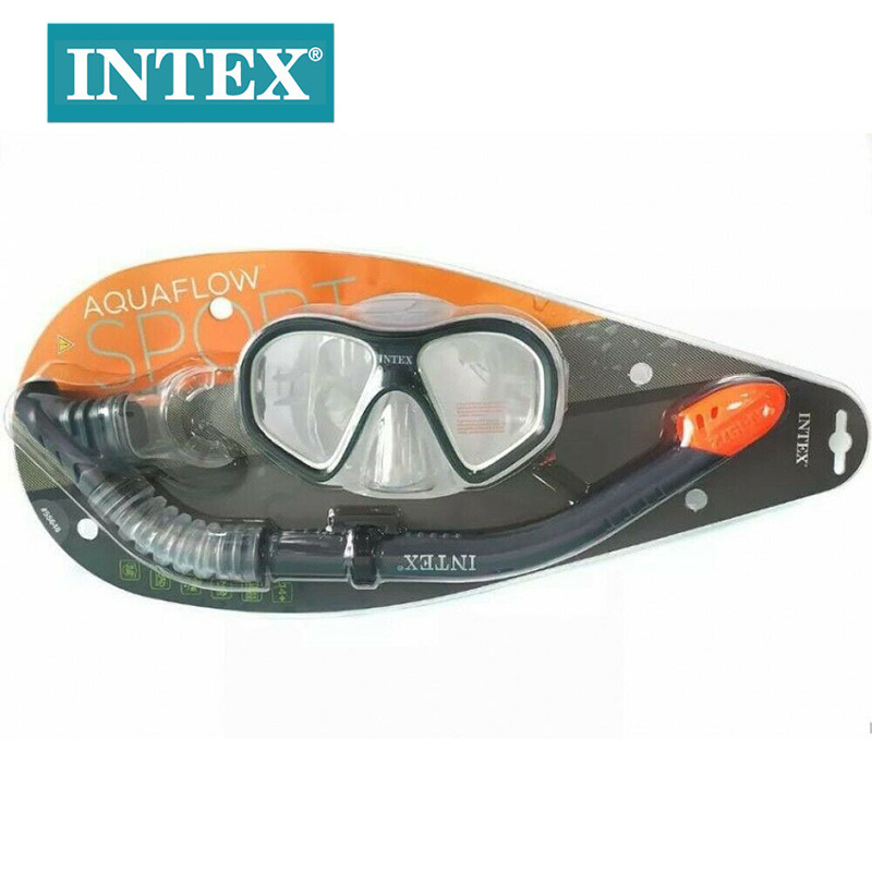 INTEX55648 Reef Knight Series swimming goggles set Adult diving goggles with snorkel swimming goggles wholesale pic 2