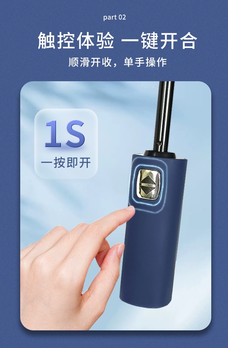 雨伞大量批发正向雨伞广告伞定logo制全自动遮阳防晒伞晴雨伞折叠详情9