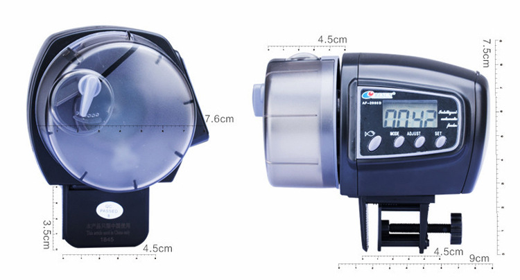 Wholesale of fish tank automatic feeders, aquarium automatic feeding devices, timed electronic intelligent fish feeders for export pic 9