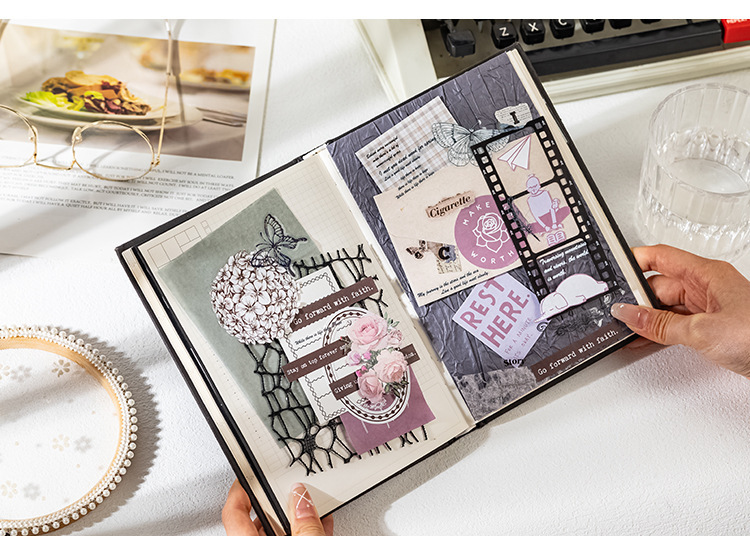 语闲特种纸素材包 雅典风象系列 复古文艺手帐痛包背景装饰打底纸详情18