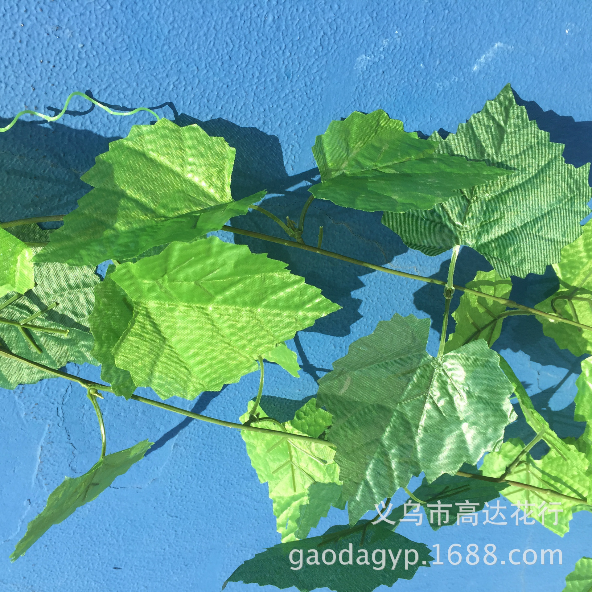Single artificial grapevine stem, artificial green vine leaves, artificial grapevine leaves, artificial ivy pic 7