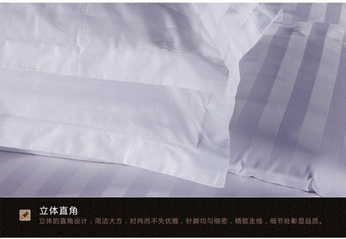Shefan Hotel supplies: All-cotton pillowcases, bed sheets, duvet covers, and encrypted satin strips pic 10