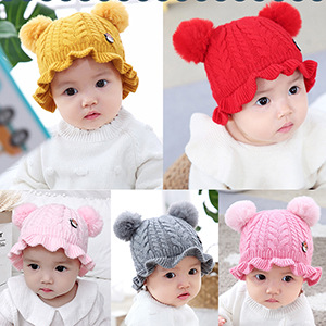 Benar bear softball hilo de lana mono sombreros para hombres y mujeres bebé capucha de bebé capucha para niños línea sombreros MZ8261 pic 2