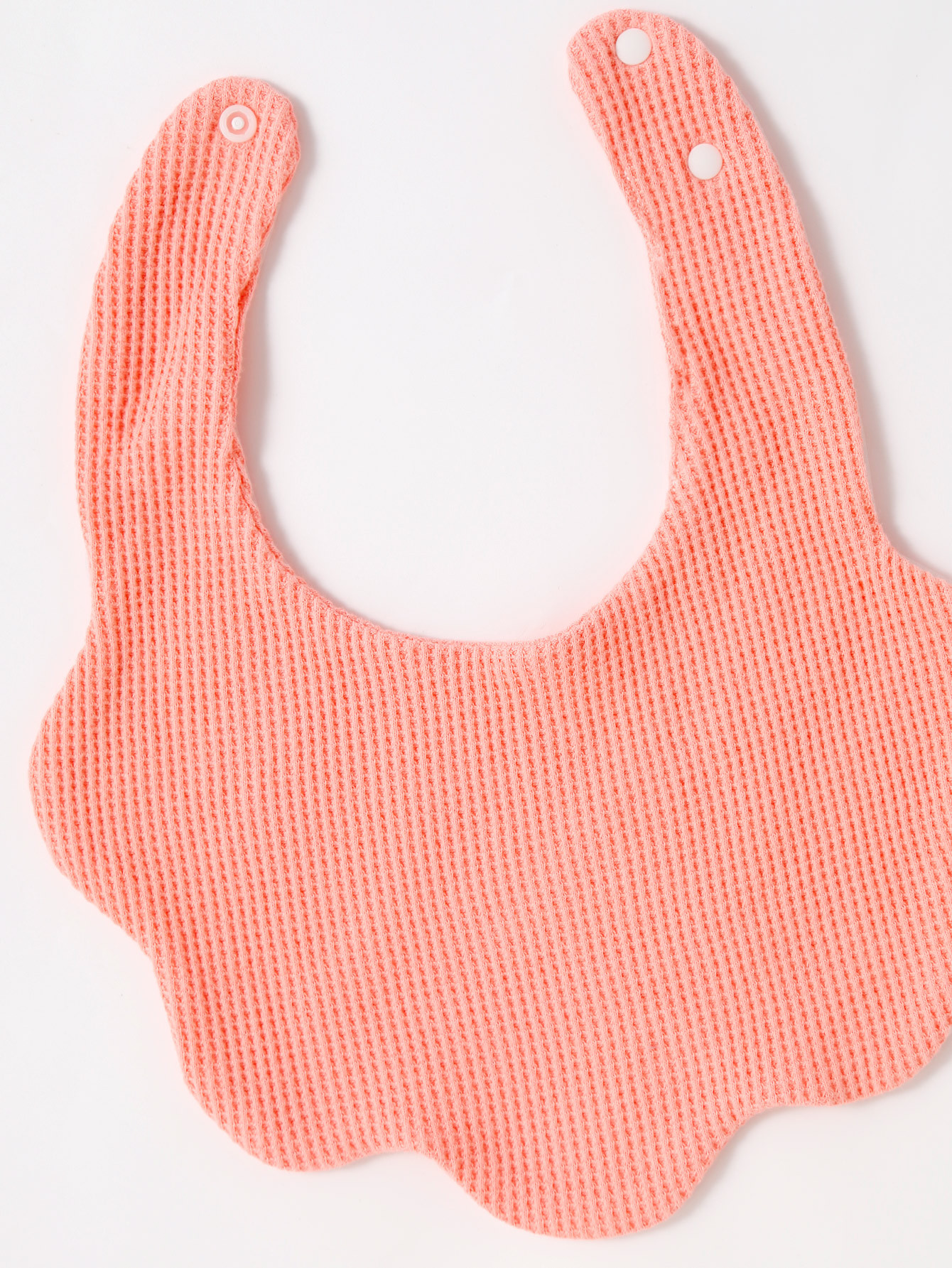 Pure cotton Waffle saliva wipes, baby petal bibs, summer 360-degree rotating newborn bibs, cute solid colors pic 7