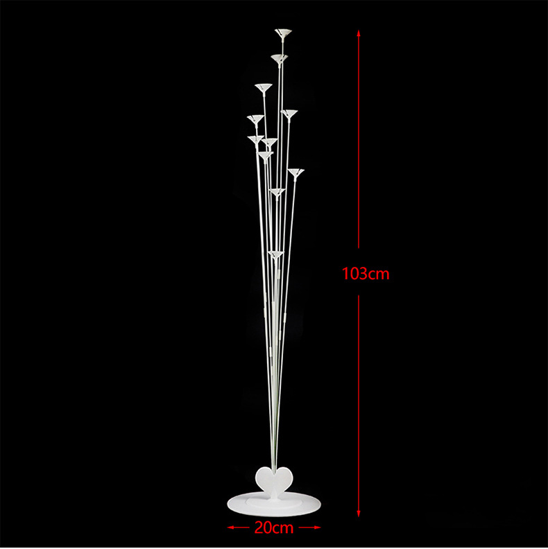 批发气球桌飘展示架套装婚庆生日派对装饰用品 新款11合1路引地飘详情4