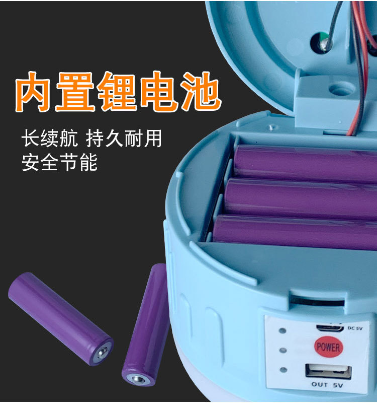 Wholesale of led solar emergency bulbs, outdoor street stalls, night markets, camping lamps, multi-functional wireless lighting bulbs pic 8