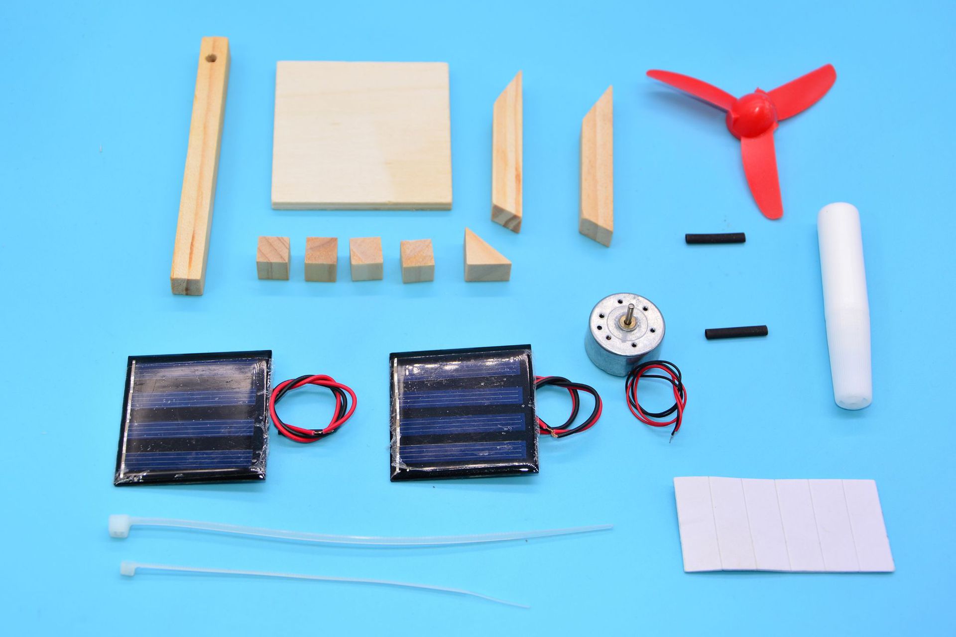 Solar fan science experiment, science and technology small project, DIY material package, science toys for primary and secondary schools, educational and educational pic 8