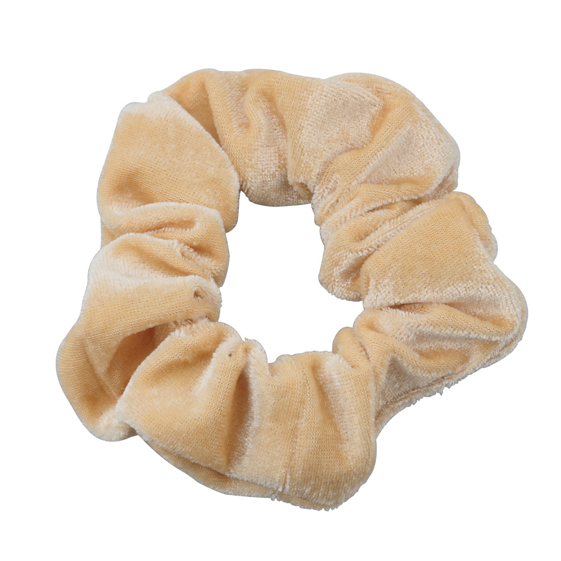 亚马逊 跨境 绒布大肠发圈 简约弹力纯色头花 多色现货布艺发饰饰详情2