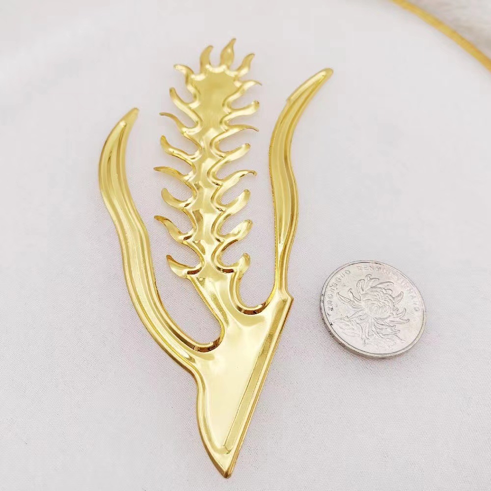 DIY秀禾新娘头饰 皇冠凤凰花片 左右翅膀挂件 批发详情2