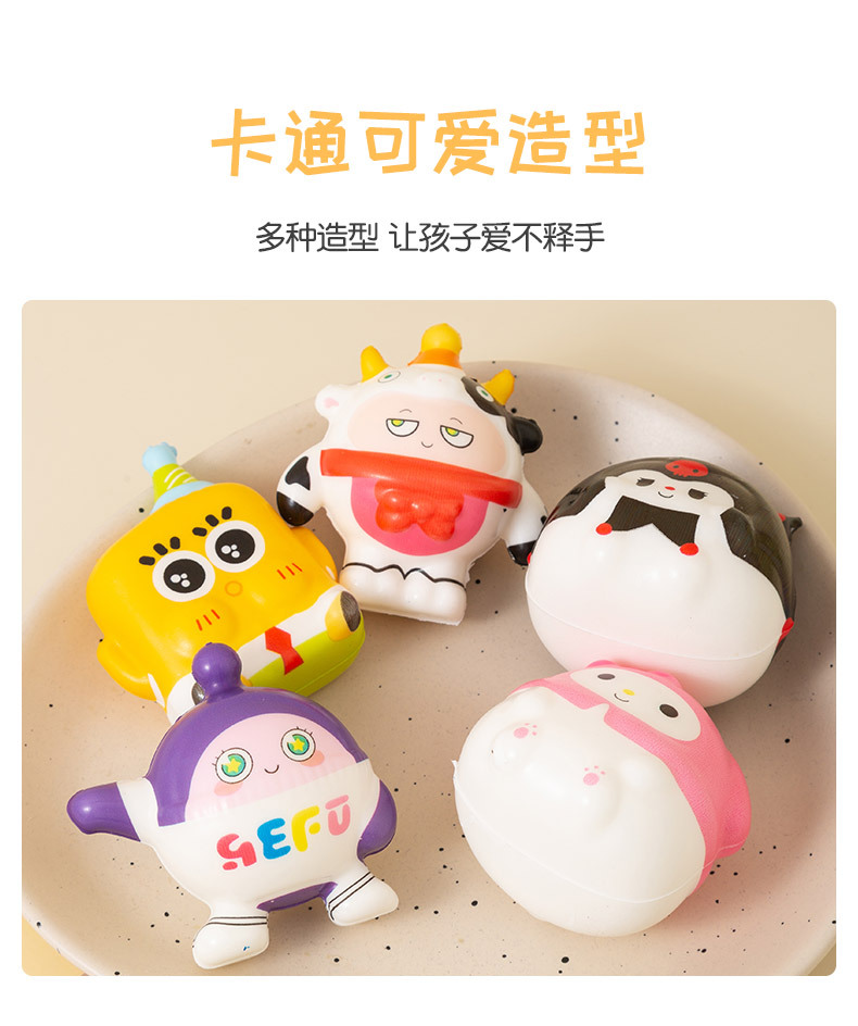 网袋蛋仔派对解压玩具慢回弹发泄神器卡通猫咪海绵派大星捏捏乐详情3